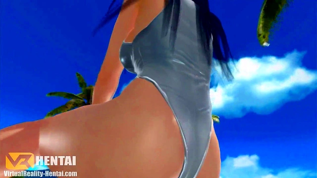 DOAX3 Nyotengu Rubbing Pussy on Volleyball