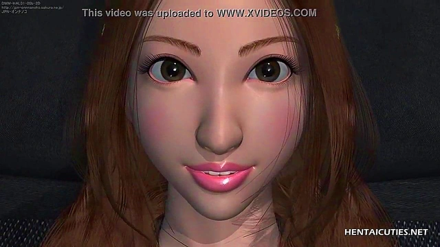 Busty hentai hottie showing pussy close-ups while getting fucked