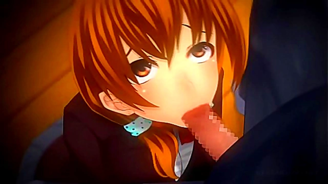 Hentai switching cock from mouth to pussy