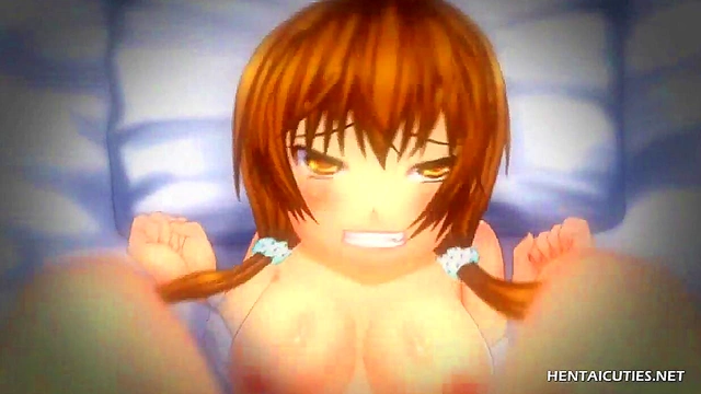 Hentai switching cock from mouth to pussy