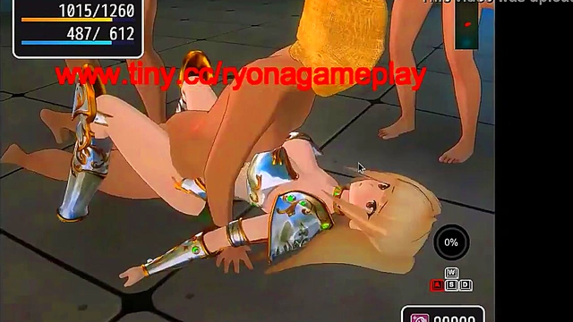 Hot blonde has sex with men in Pricia df hentai porn game