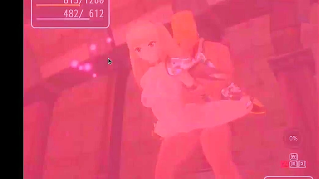 Hot blonde has sex with men in Pricia df hentai porn game