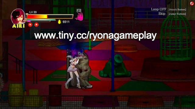 Hot girl hentai having sex with a clown in sexy porn hentai ryona act gameplay video