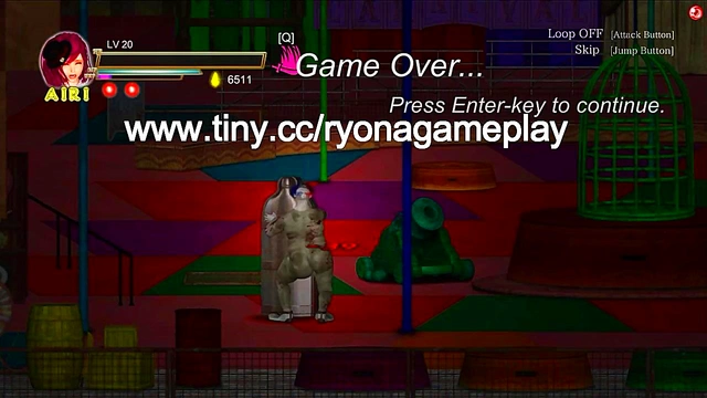 Hot girl hentai having sex with a clown in sexy porn hentai ryona act gameplay video