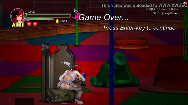 Hot girl hentai having sex with a clown in sexy porn hentai ryona act gameplay video