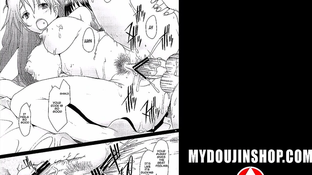 My Doujin Shop - Asuka Takes off Her Tight Bodysuit And Begins Sucking off Shinji Ikari