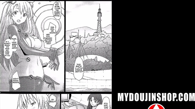 My Doujin Shop - Asuka Takes off Her Tight Bodysuit And Begins Sucking off Shinji Ikari