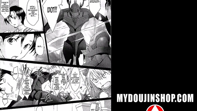 My Doujin Shop - Asuka Takes off Her Tight Bodysuit And Begins Sucking off Shinji Ikari