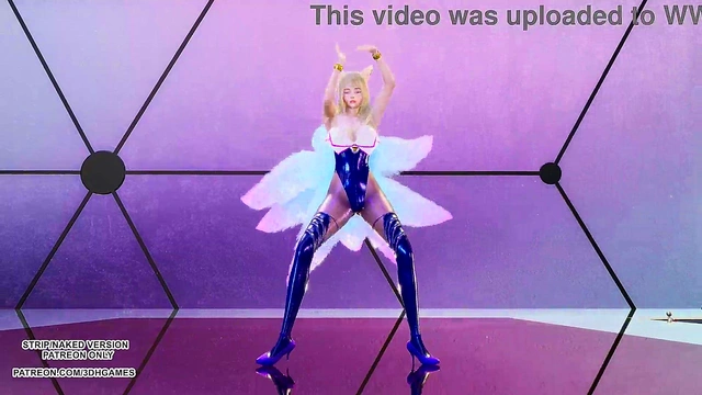 [MMD] CHUNG HA - PLAY KDA Ahri Sexy Kpop Dance League Of Legends Uncensored Hentai