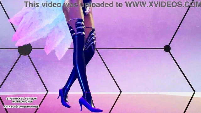 [MMD] CHUNG HA - PLAY KDA Ahri Sexy Kpop Dance League Of Legends Uncensored Hentai