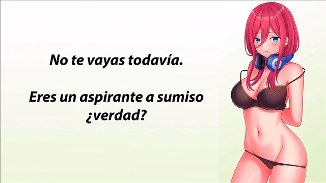 JOI Adventure Role Hentai - First BDSM medal - In Spanish