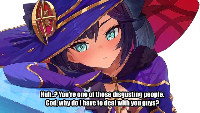 Mona makes you cum on her feet! [Hentai JOI] [Feet'Femdom'Armpits'Countdown]