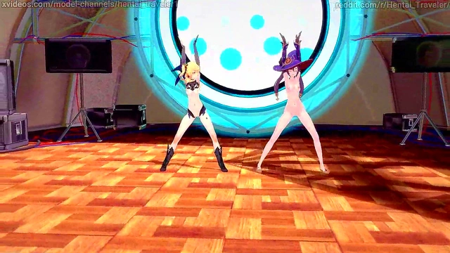 Genshin Impact: [MMD] Kesha - TIMBER (Layla'Kirara'Mona'Fischl'Yoimiya'Hu Tao'Xinyan)