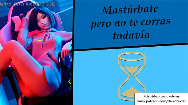 JOI hentai (interactive) - Edge and ruined orgasm