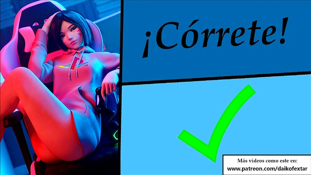 JOI hentai (interactive) - Edge and ruined orgasm