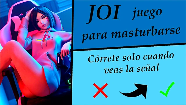 JOI hentai (interactive) - Edge and ruined orgasm