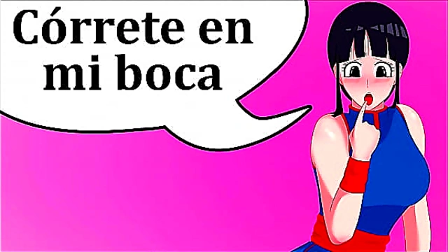 JOI hentai with Chichi (Milk) She wants a lot of cum (2 times)