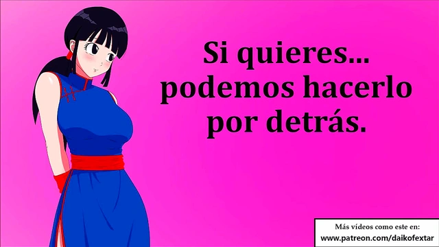 JOI hentai with Chichi (Milk) She wants a lot of cum (2 times)