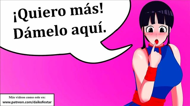 JOI hentai with Chichi (Milk) She wants a lot of cum (2 times)