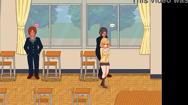 College lady having sex with men in Bt life new hentai game