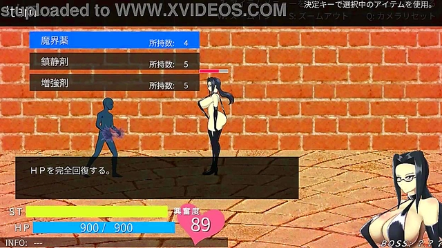 Man in hentai act with hot lady in new action hentai porn game