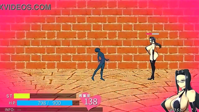 Man in hentai act with hot lady in new action hentai porn game