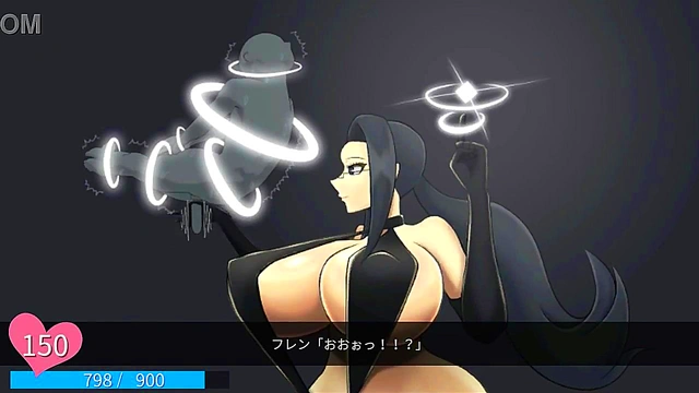 Man in hentai act with hot lady in new action hentai porn game