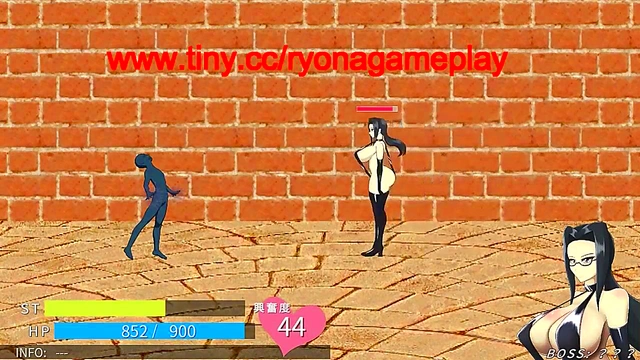 Man in hentai act with hot lady in new action hentai porn game