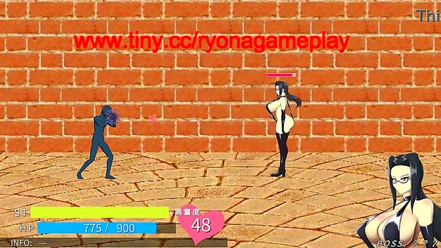 Man in hentai act with hot lady in new action hentai porn game