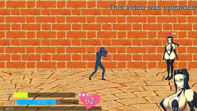 Man in hentai act with hot lady in new action hentai porn game