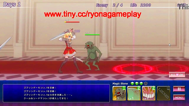 Cute ladies in hentai sex with green men in Raspbery castle 2 new hentai game video