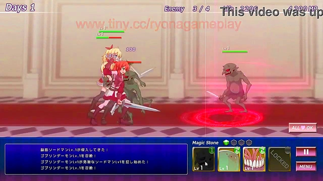 Cute ladies in hentai sex with green men in Raspbery castle 2 new hentai game video