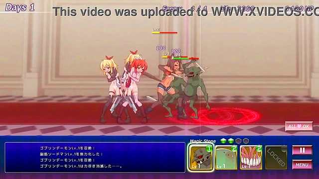 Cute ladies in hentai sex with green men in Raspbery castle 2 new hentai game video