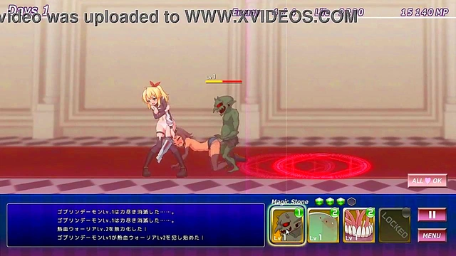 Cute ladies in hentai sex with green men in Raspbery castle 2 new hentai game video