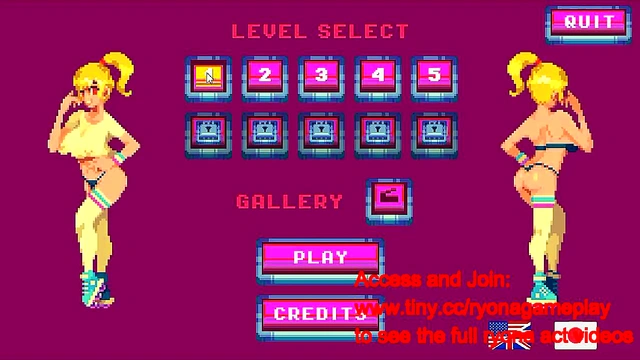 Cute lady in roller skates having sex with men in Rollerbabe new hentai game