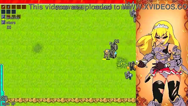 Warrior girl having sex with soldiers in Great Senka action rpg hentai game video