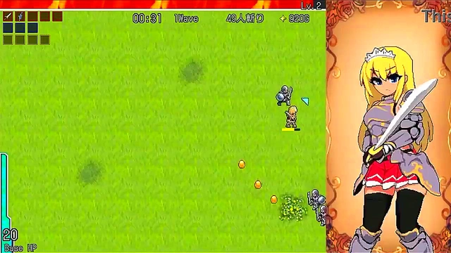 Warrior girl having sex with soldiers in Great Senka action rpg hentai game video