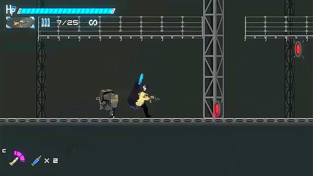 Cute lady has sex with robots men in Fatal flame erotic new hentai game video