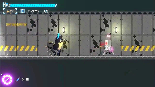 Cute lady has sex with robots men in Fatal flame erotic new hentai game video