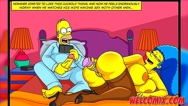 Christmas Present! Giving his wife as a gift to beggars! The Simptoons'Simpsons Hentai