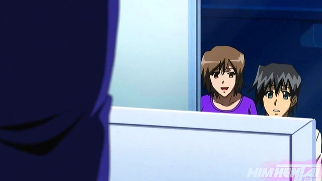 I look out the window as my best friend fucks me while my girlfriend fucks me - Hentai