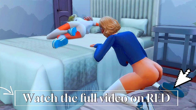 lustful futanari stepmom seduced a straight daughter sims me hentai animation