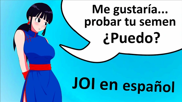 JOI hentai Dragon Ball challenge Run 2 times Spanish audio