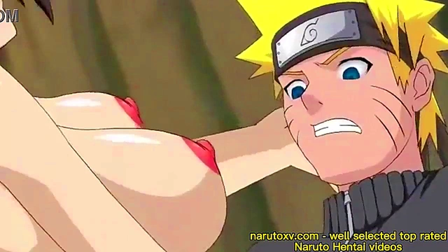 Naruto fucked Shizuka in a battle - Naruto Hentai