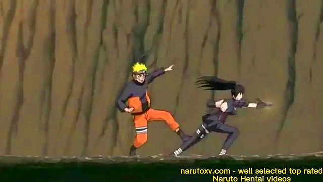 Naruto fucked Shizuka in a battle - Naruto Hentai