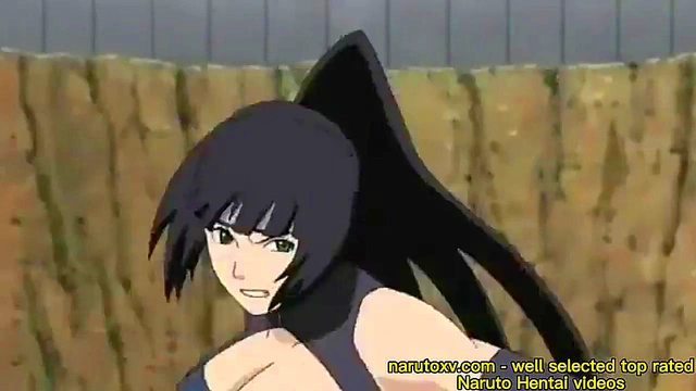 Naruto fucked Shizuka in a battle - Naruto Hentai