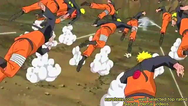 Naruto fucked Shizuka in a battle - Naruto Hentai