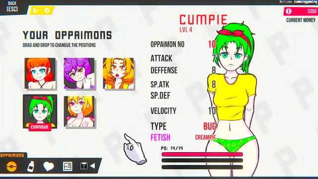 Oppaimon [Porn Play Hentai Pixel game] Ep6 pokemon training and fucking at the gym