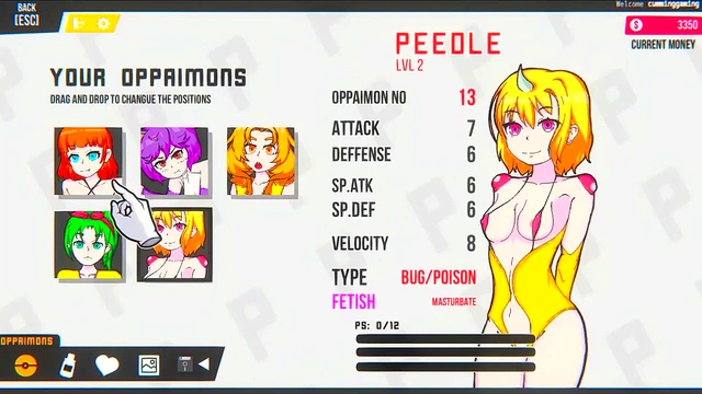 Oppaimon [Porn Play Hentai Pixel game] Ep6 pokemon training and fucking at the gym