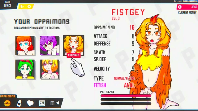 Oppaimon [Porn Play Hentai Pixel game] Ep6 pokemon training and fucking at the gym